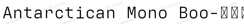 Antarctican Mono Boo字体转换